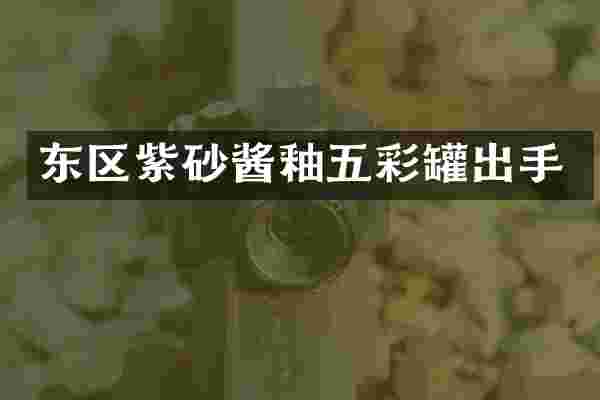 东区紫砂酱釉五彩罐出手