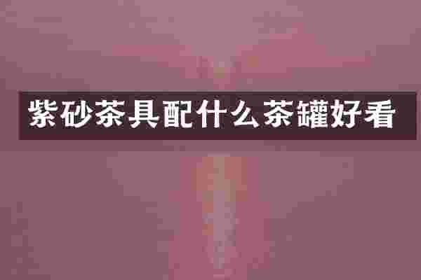 紫砂茶具配什么茶罐好看
