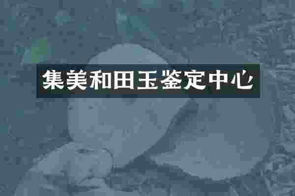 集美和田玉鉴定中心