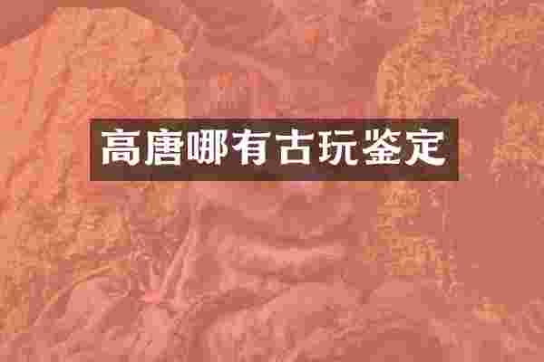 高唐哪有古玩鉴定