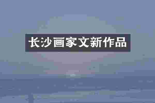 长沙画家文新作品
