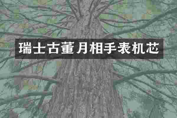 瑞士古董月相手表机芯