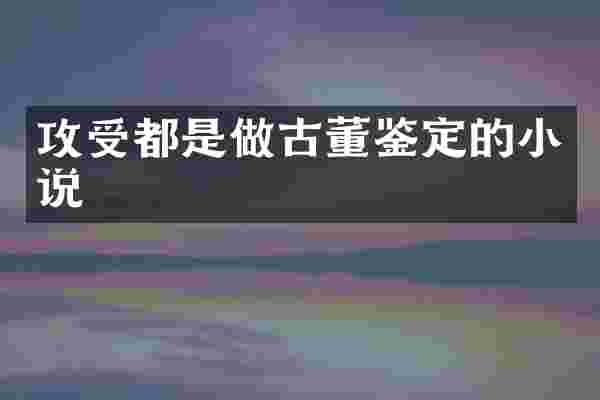 攻受都是做古董鉴定的小说