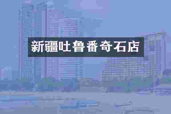 新疆吐鲁番奇石店