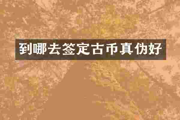 到哪去签定古币真伪好