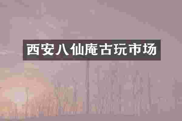 西安八仙庵古玩市场