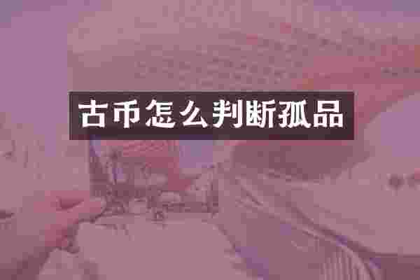 古币怎么判断孤品
