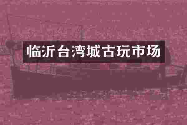 临沂台湾城古玩市场