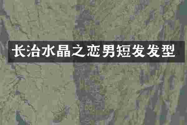 长治水晶之恋男短发发型