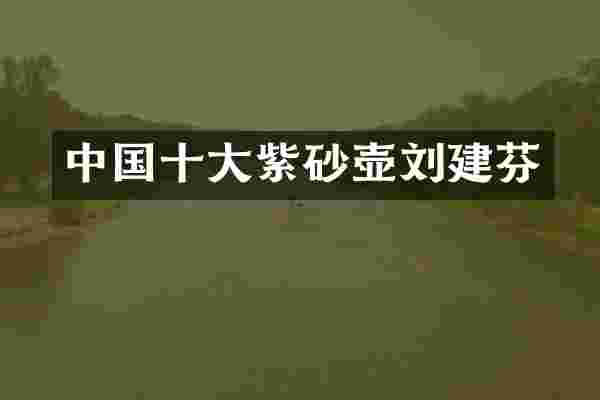 中国十大紫砂壶刘建芬