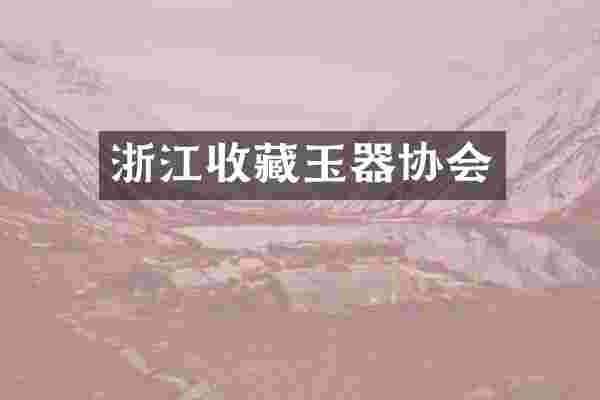 浙江收藏玉器协会