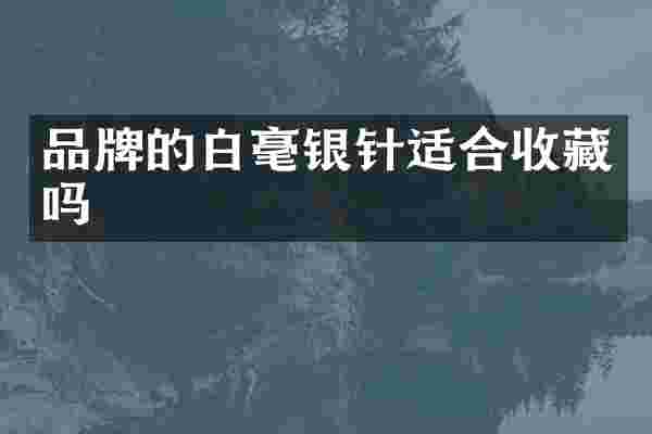 品牌的白毫银针适合收藏吗