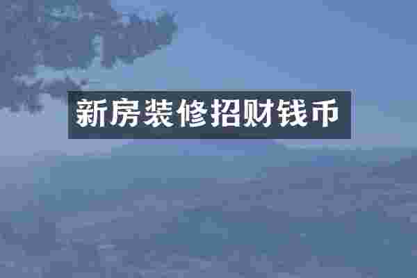 新房装修招财钱币