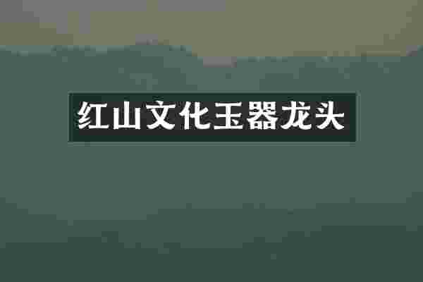 红山文化玉器龙头