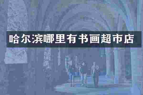 哈尔滨哪里有书画超市店