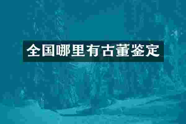 全国哪里有古董鉴定