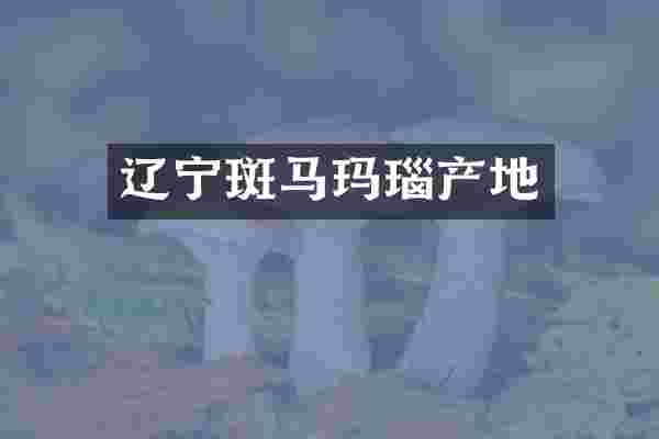 辽宁斑马玛瑙产地