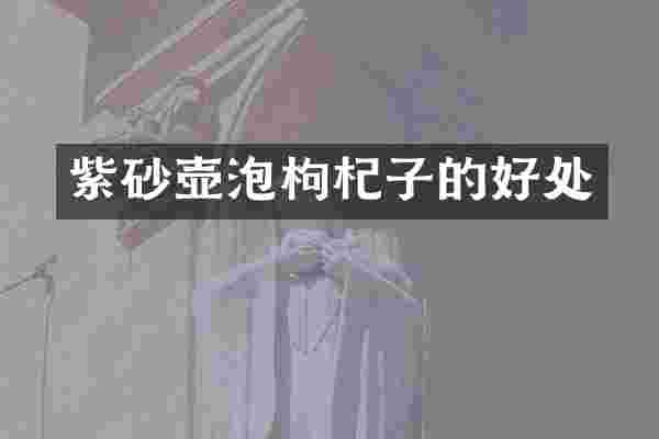 紫砂壶泡枸杞子的好处