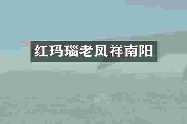 红玛瑙老凤祥南阳