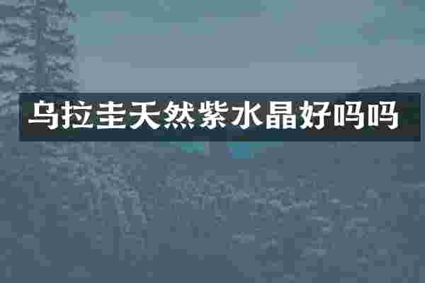 乌拉圭天然紫水晶好吗吗