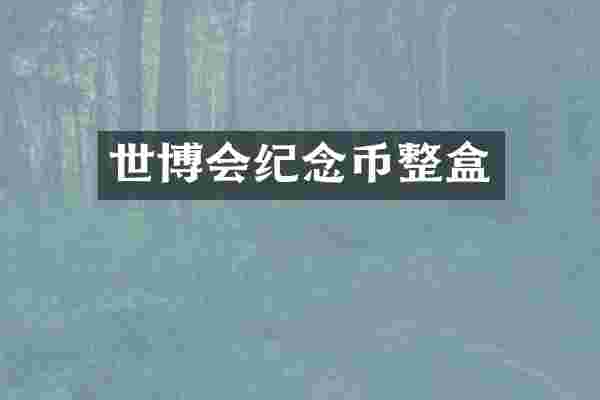 世博会纪念币整盒