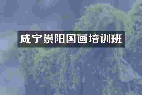 咸宁崇阳国画培训班