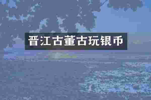 晋江古董古玩银币