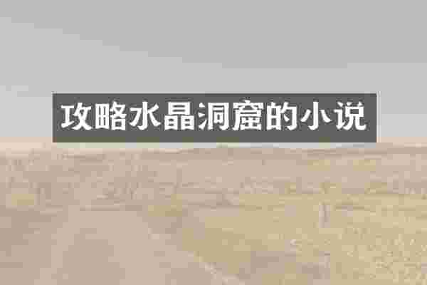 攻略水晶洞窟的小说