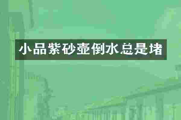 小品紫砂壶倒水总是堵
