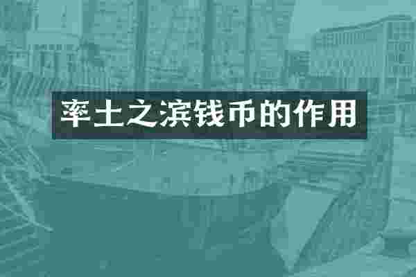 率土之滨钱币的作用