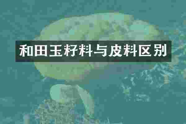 和田玉籽料与皮料区别