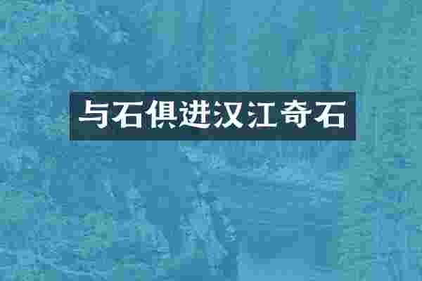 与石俱进汉江奇石