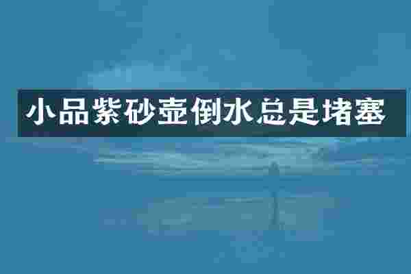 小品紫砂壶倒水总是堵塞