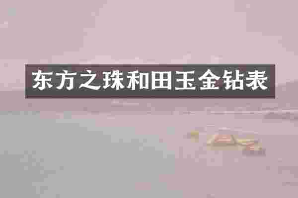东方之珠和田玉金钻表