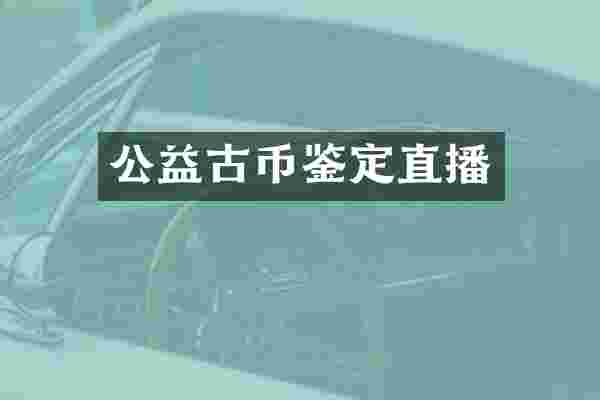 公益古币鉴定直播