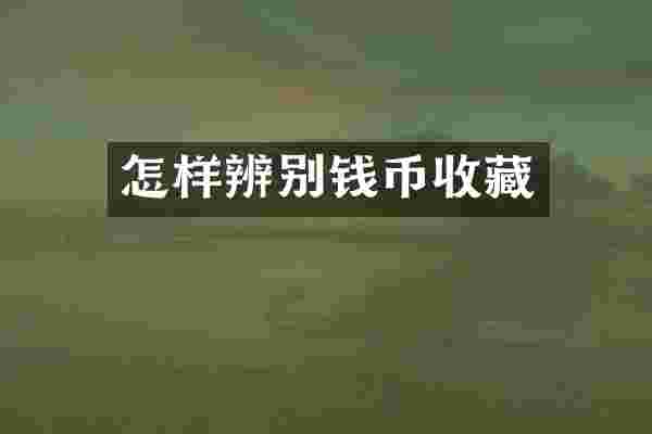 怎样辨别钱币收藏