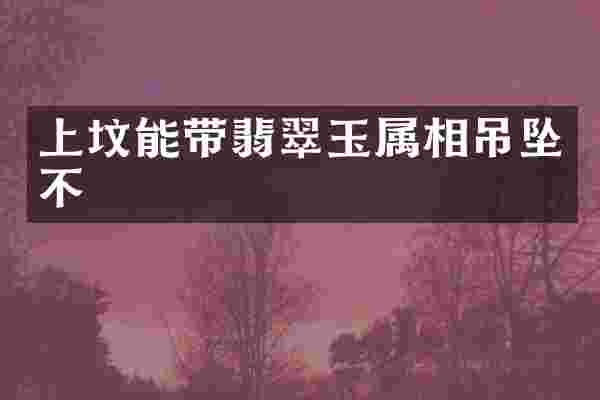 上坟能带翡翠玉属相吊坠不