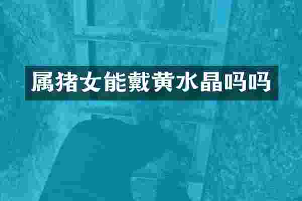 属猪女能戴黄水晶吗吗