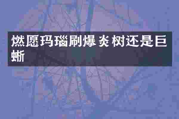 燃愿玛瑙刷爆炎树还是巨蜥