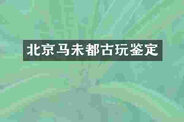北京马未都古玩鉴定
