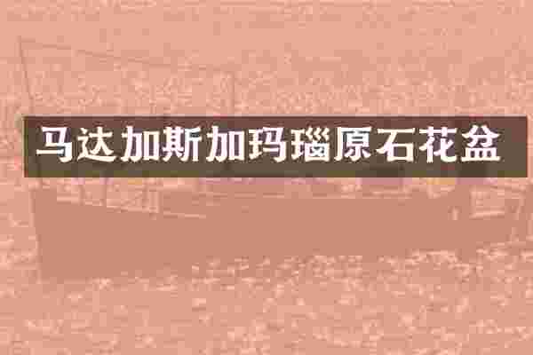 马达加斯加玛瑙原石花盆