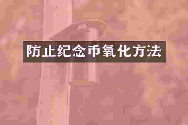 防止纪念币氧化方法