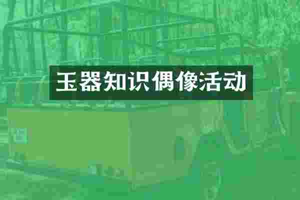 玉器知识偶像活动