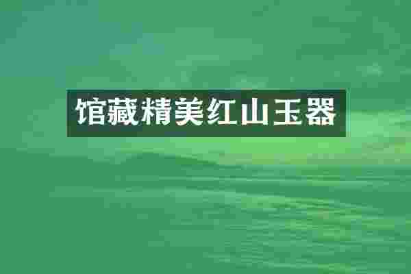 馆藏精美红山玉器