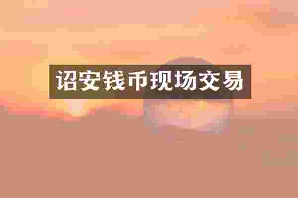 诏安钱币现场交易