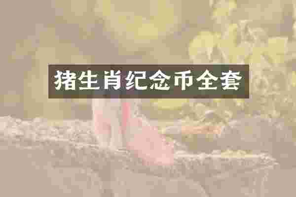 猪生肖纪念币全套