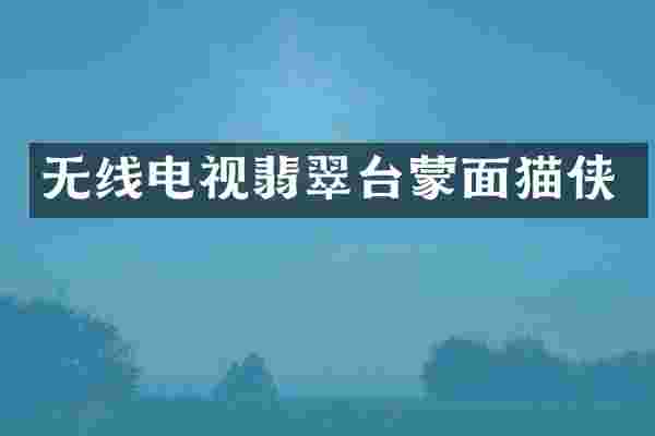 无线电视翡翠台蒙面猫侠