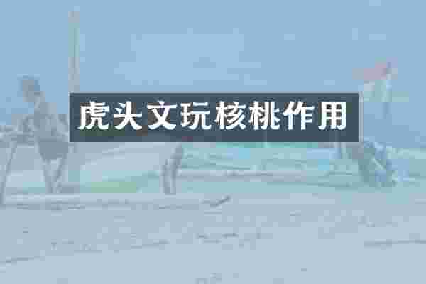 虎头文玩核桃作用