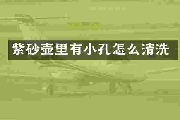 紫砂壶里有小孔怎么清洗
