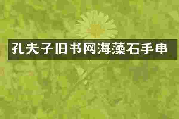孔夫子旧书网海藻石手串